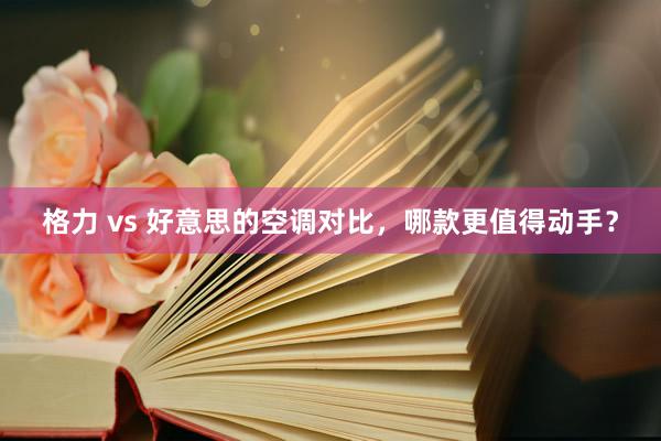 格力 vs 好意思的空调对比，哪款更值得动手？